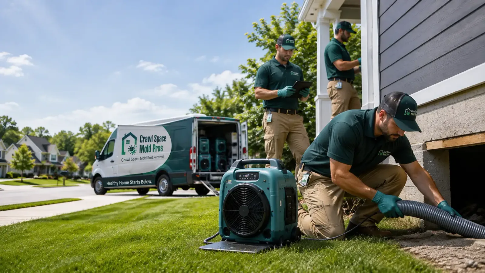 Crawl Space Mold Removal in Frost, MN